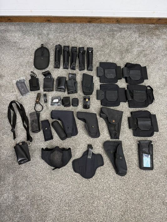 Ex Police Accessory Job Lot Holster Belt Pouches Security Lot