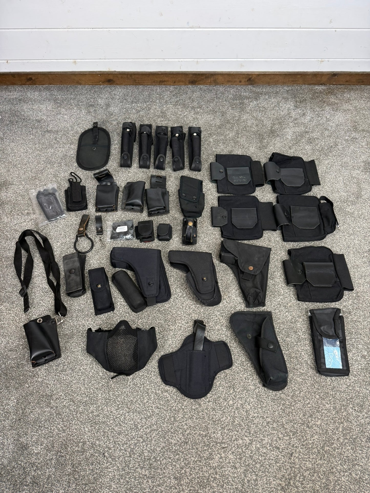 Ex Police Accessory Job Lot Holster Belt Pouches Security Lot