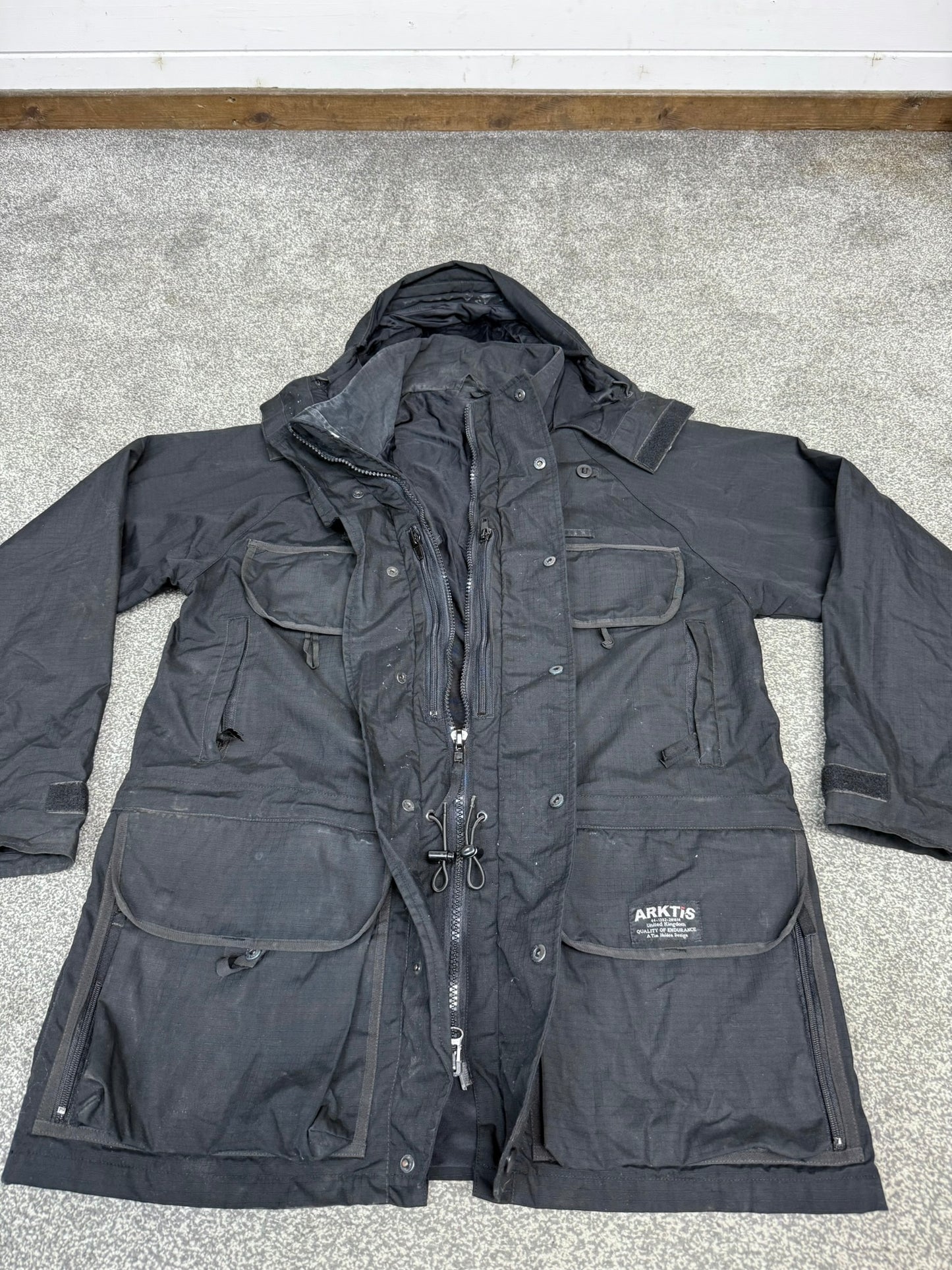 Ex Police Arktis Avenger Jacket Smock B315 Ripstop Waterproof Coat Security - MEDIUM