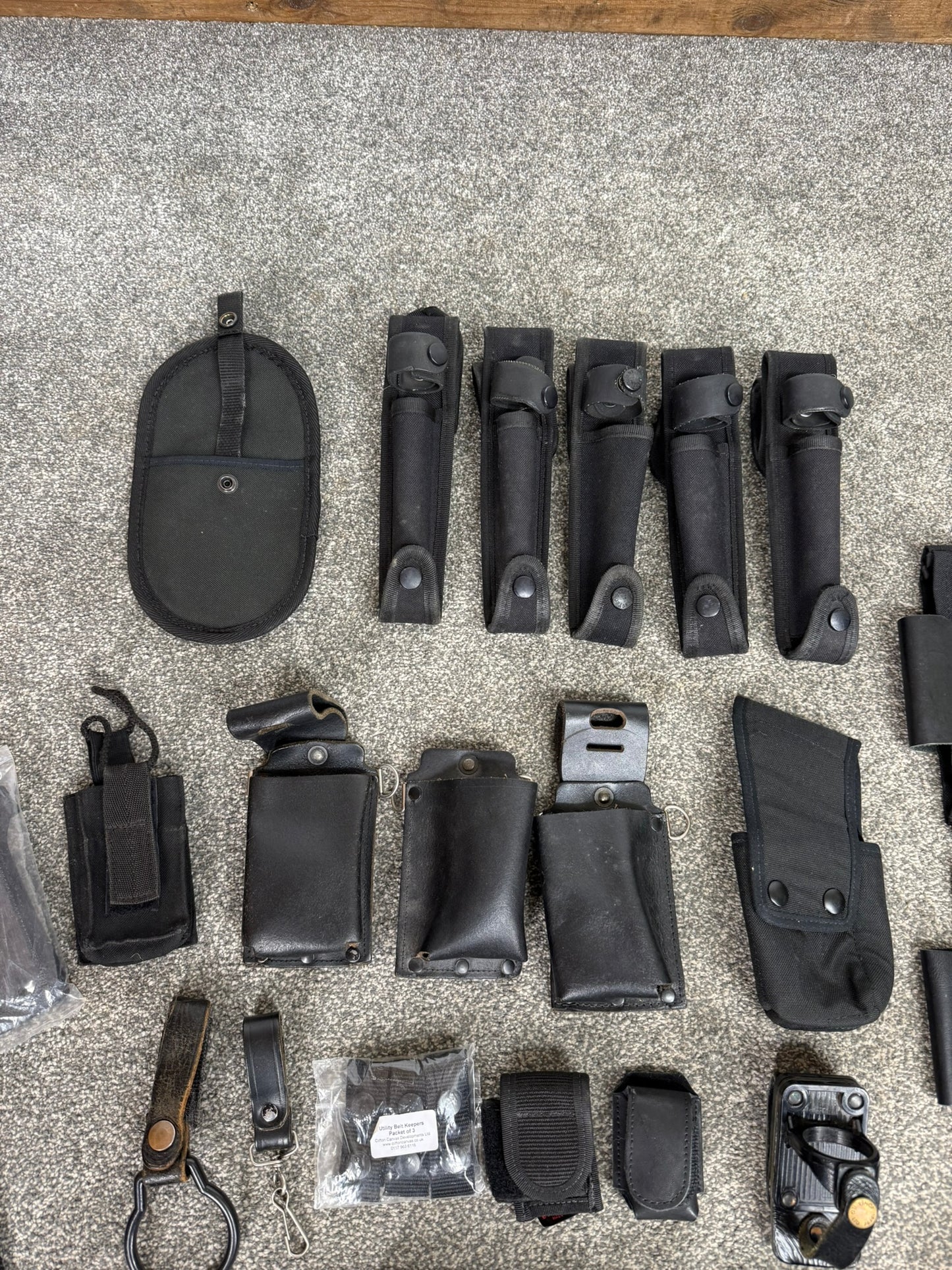 Ex Police Accessory Job Lot Holster Belt Pouches Security Lot