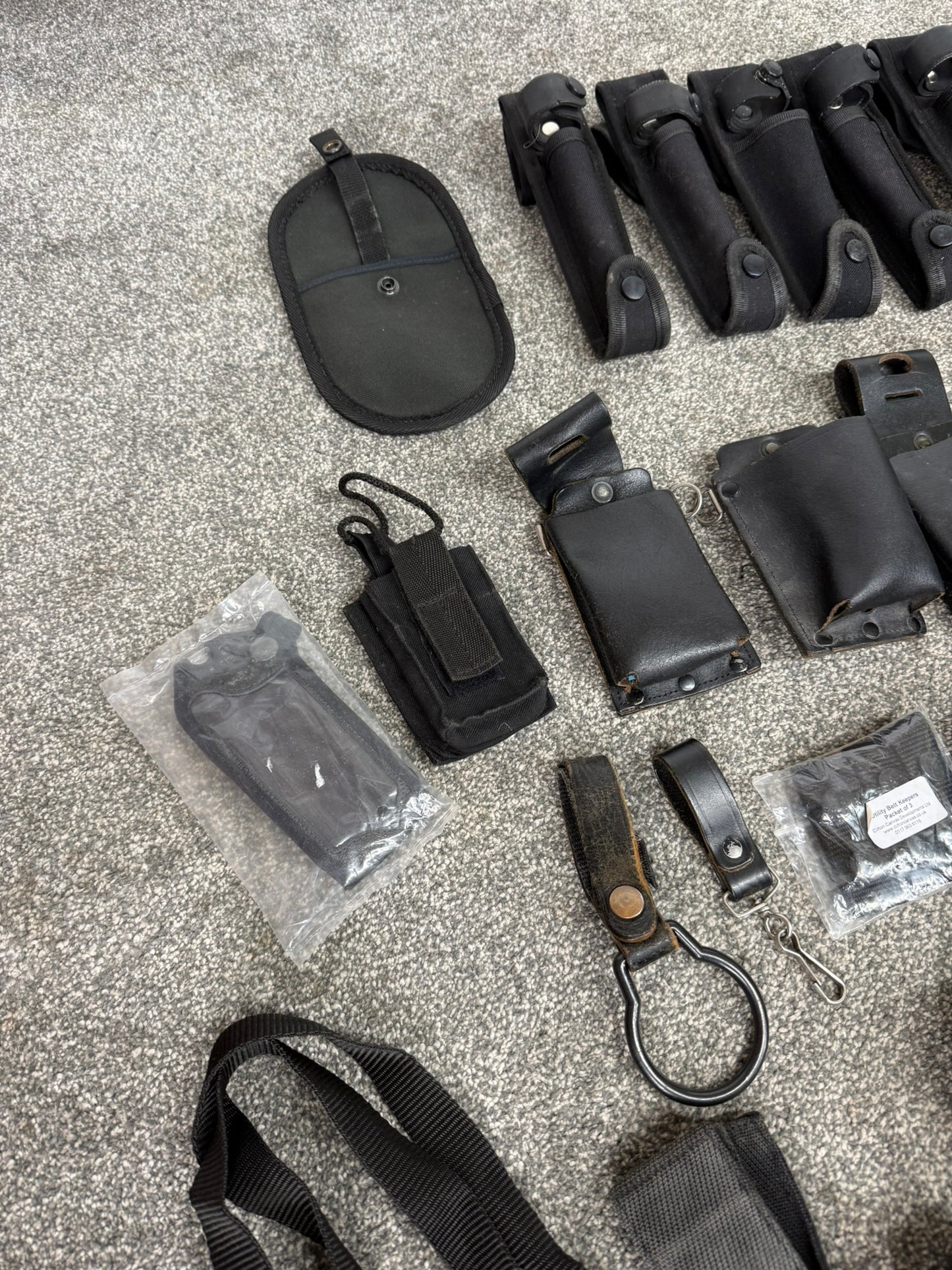 Ex Police Accessory Job Lot Holster Belt Pouches Security Lot