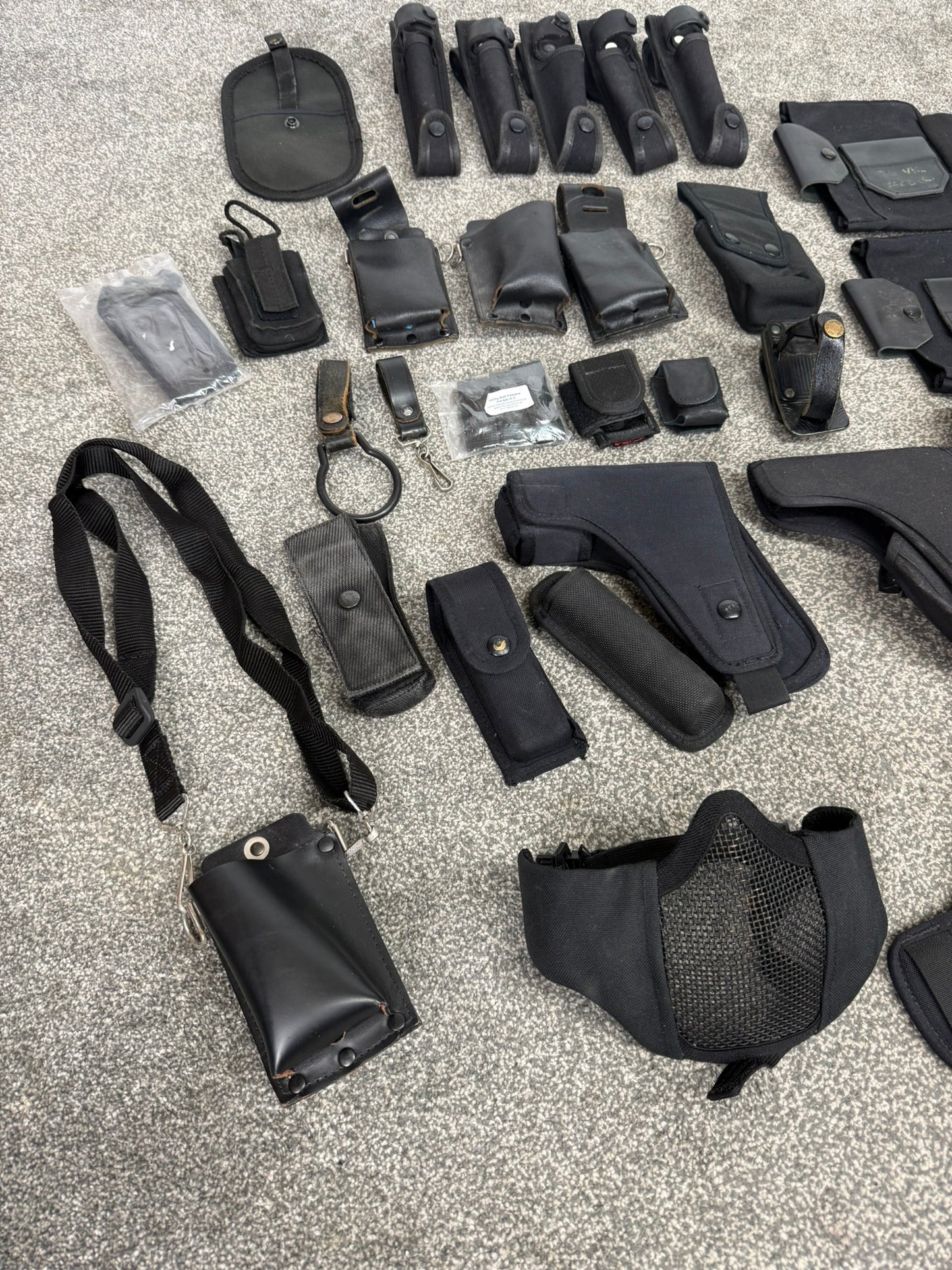 Ex Police Accessory Job Lot Holster Belt Pouches Security Lot