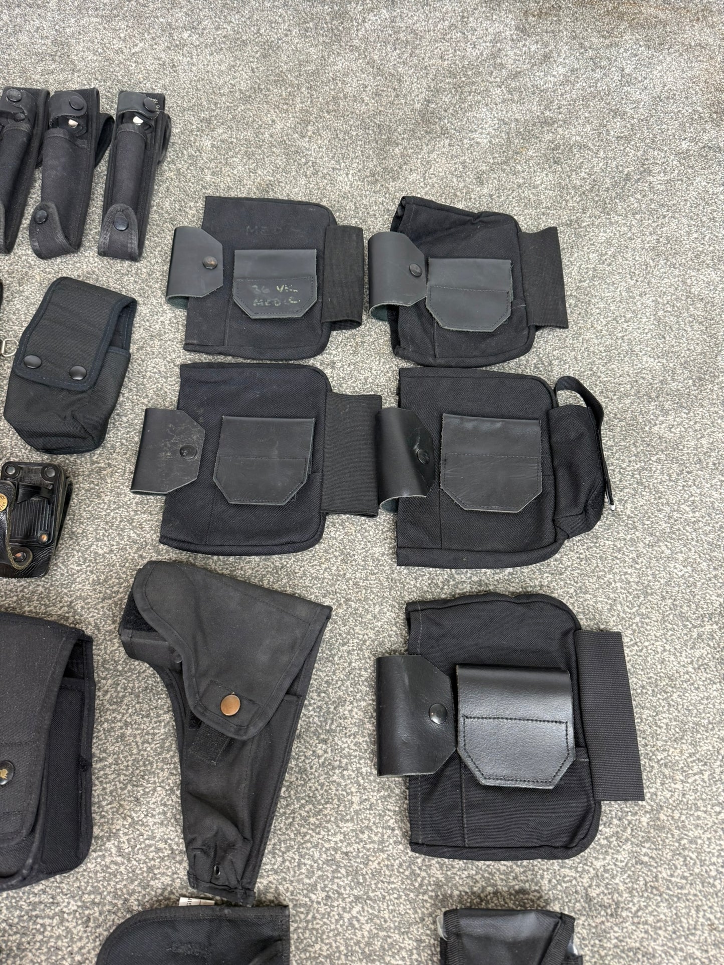 Ex Police Accessory Job Lot Holster Belt Pouches Security Lot