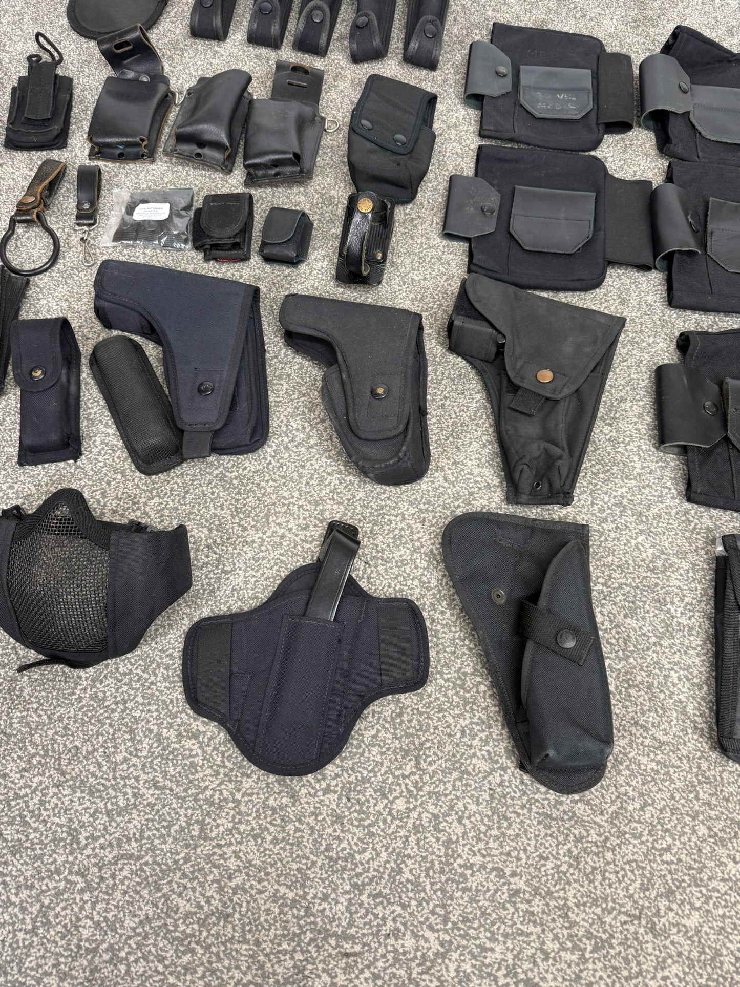 Ex Police Accessory Job Lot Holster Belt Pouches Security Lot