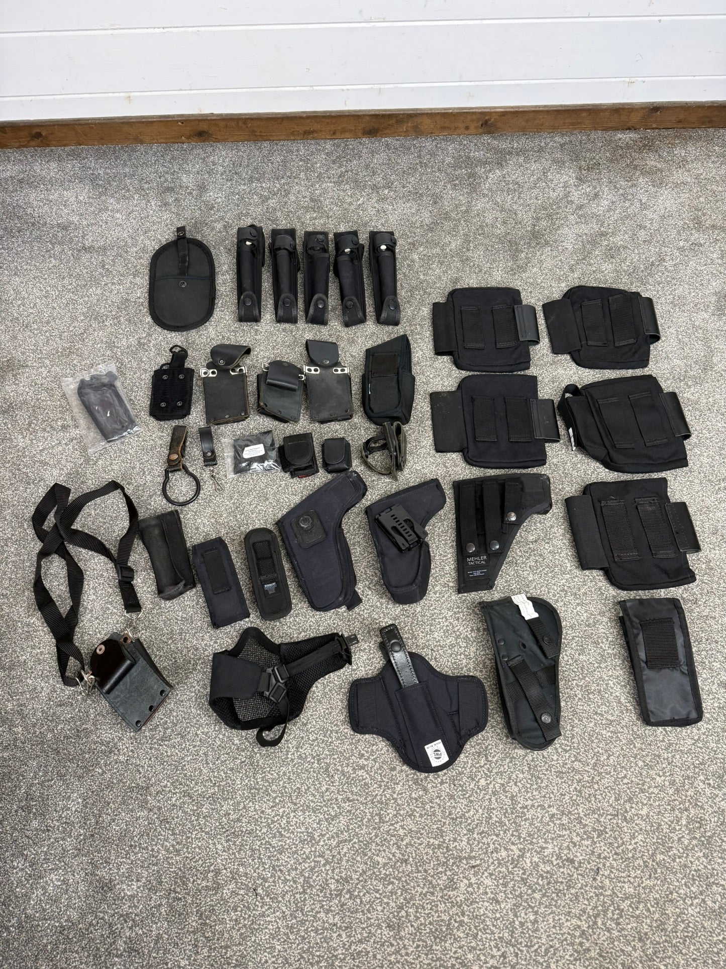 Ex Police Accessory Job Lot Holster Belt Pouches Security Lot