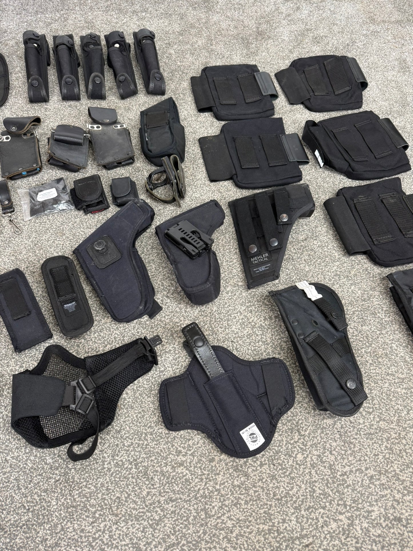 Ex Police Accessory Job Lot Holster Belt Pouches Security Lot