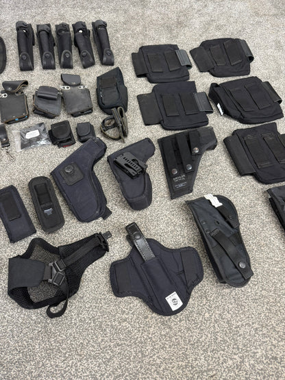 Ex Police Accessory Job Lot Holster Belt Pouches Security Lot