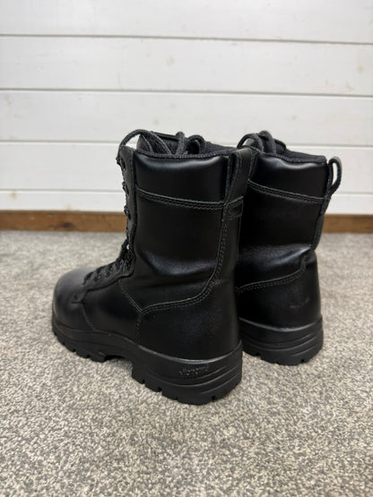 Ex Police Magnum Elite Shield Combat Boots Black Leather UK 5 Security Patrol Work