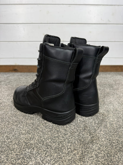 Ex Police Magnum Elite Shield Met Combat Boots Black Leather UK 5 Security Work