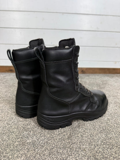 Ex Police Magnum Elite Shield Met Combat Boots Black Leather UK 5 Security Work