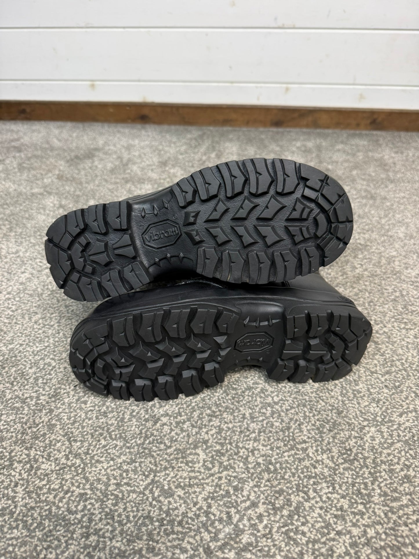 Ex Police Magnum Elite Shield Combat Boots Black Leather UK 5 Security Patrol Work