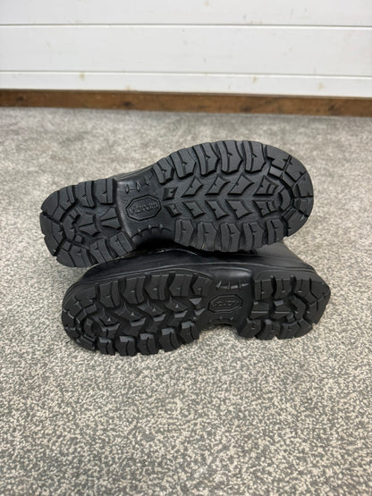 Ex Police Magnum Elite Shield Combat Boots Black Leather UK 5 Security Patrol Work