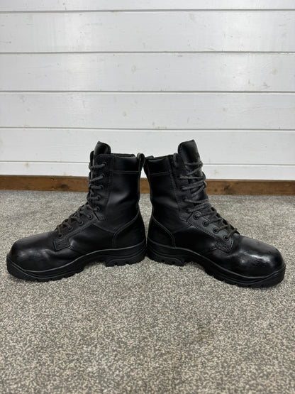 Ex Police Magnum Elite Shield Met Combat Boots Black Leather UK 5 Security Work