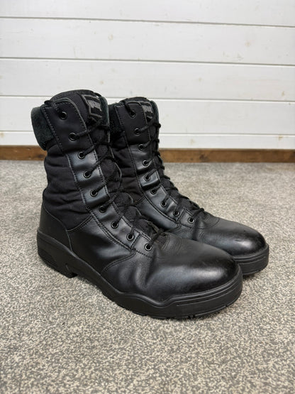 Ex Police Magnum Classic CEN Leather Combat Boots UK 12 Security Patrol Work Boots