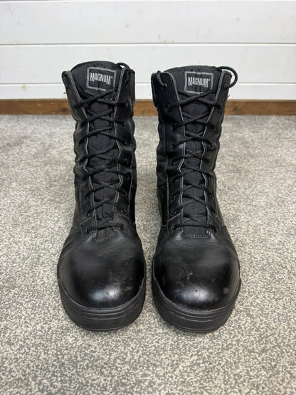 Ex Police Magnum Classic CEN Leather Combat Boots UK 12 Security Patrol Work Boots
