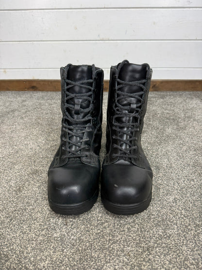 Magnum Elite Shield Met Black Leather Combat Boots UK 10 Ex Police Security Work