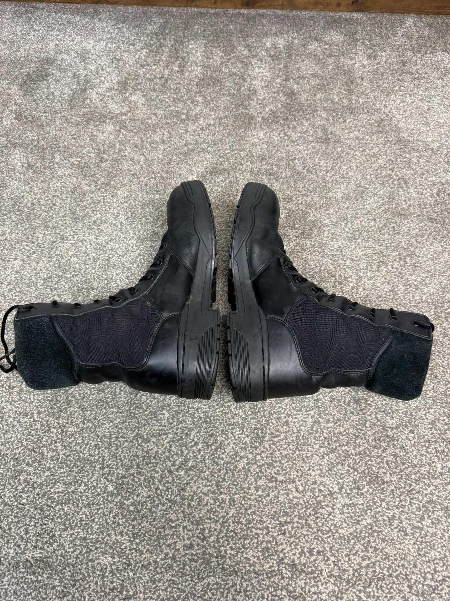 Ex Police Magnum Classic CEN Leather Combat Boots UK 12 Security Patrol Work Boots