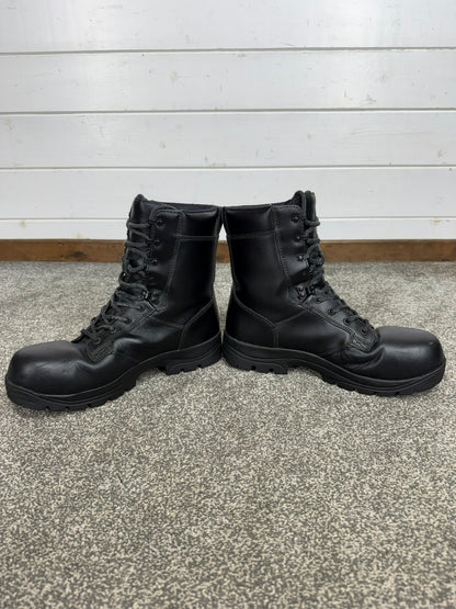 Magnum Elite Shield Met Black Leather Combat Boots UK 10 Ex Police Security Work