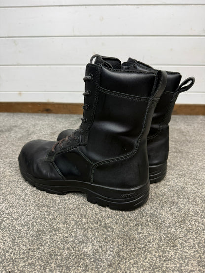 Magnum Elite Shield Met Black Leather Combat Boots UK 9 Ex Police Security Work