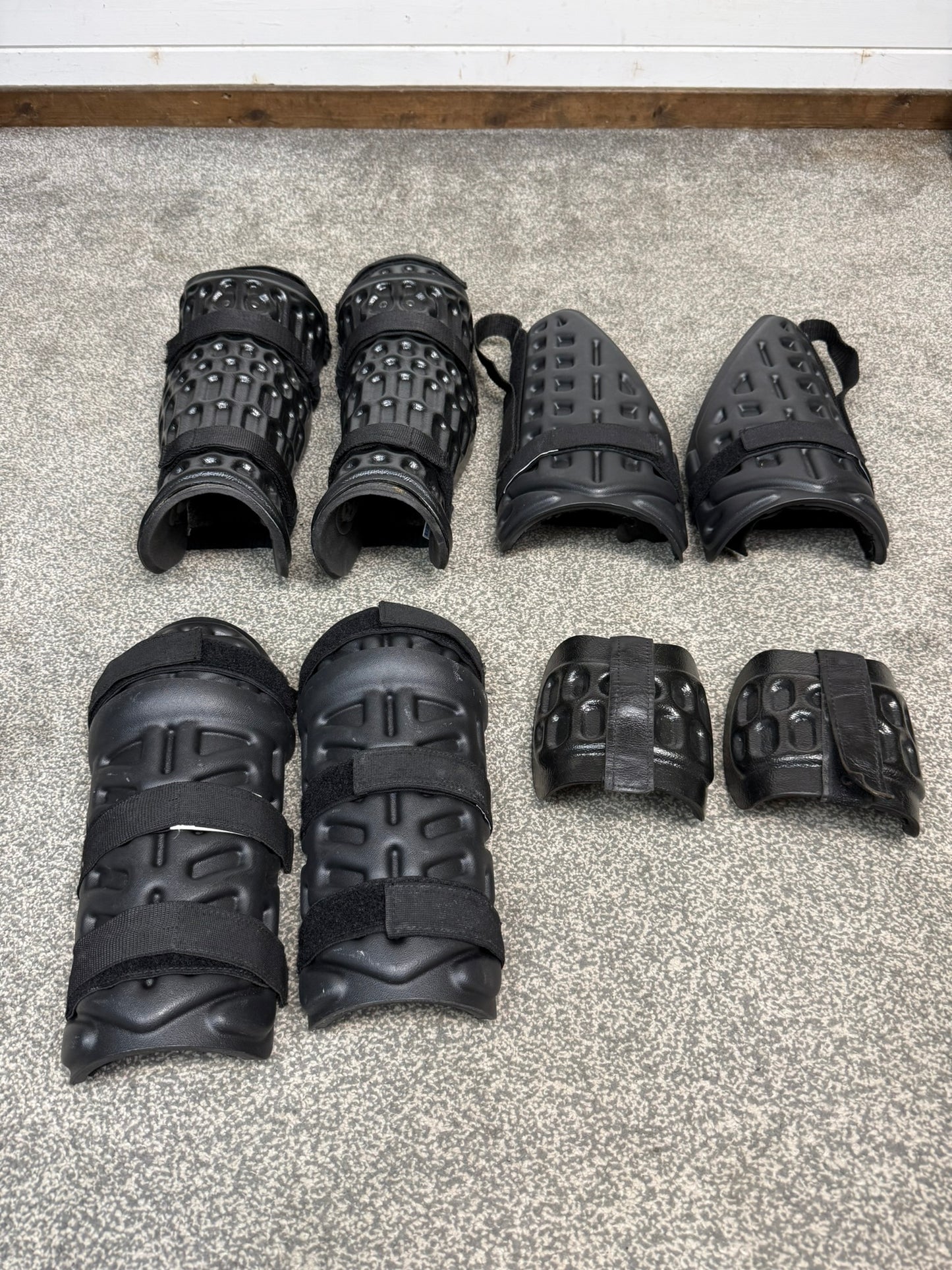 Ex Police Riot Guard Set Arms Thigh Leg & Foot Security Dog Handler Paintball Airsoft