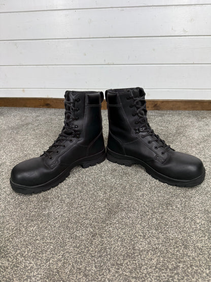 Ex Police Magnum Elite Shield Combat Boots Black Leather UK 10.5 Security Work