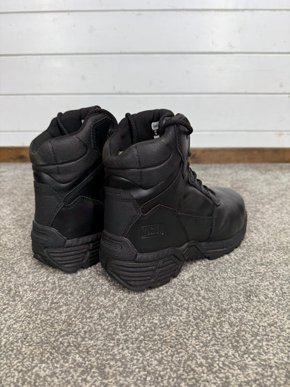 Magnum Stealth Force 6.0 Combat Boots Black Leather UK 8 Ex Police Security