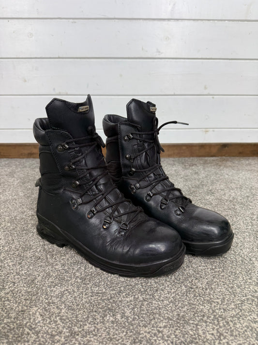 Altberg Peacekeeper P3 VS Black Leather Waterproof Combat Boots Size UK 7