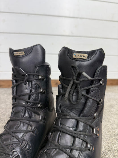 Altberg Peacekeeper P3 VS Black Leather Waterproof Combat Boots Size UK 7