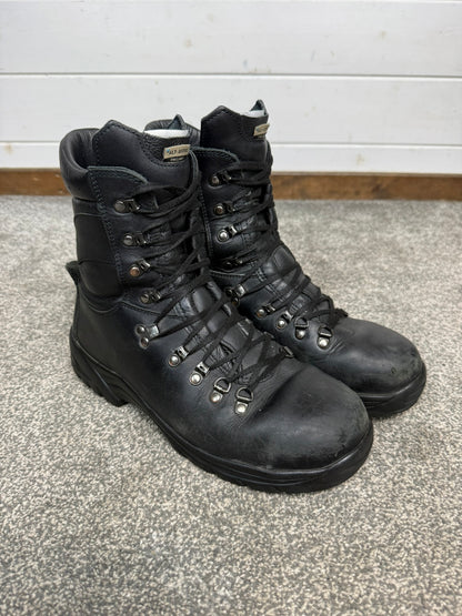 Altberg Peacekeeper P3 VS Black Leather Safety Combat Boots Size UK 8