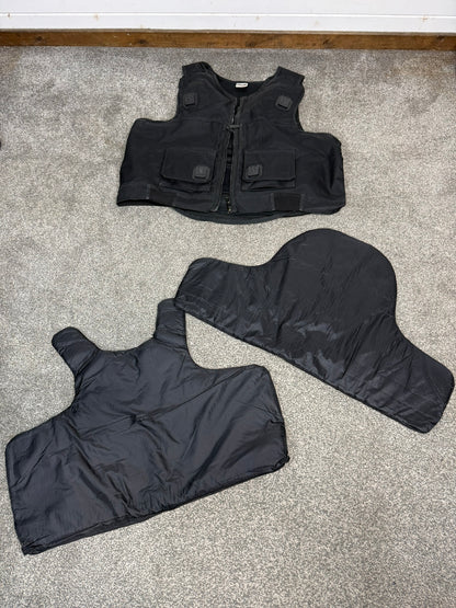 Ex Police Hawk Body Armour Stab Vest XXL Anti Stab & Ballistic HG1A & KR1 Security