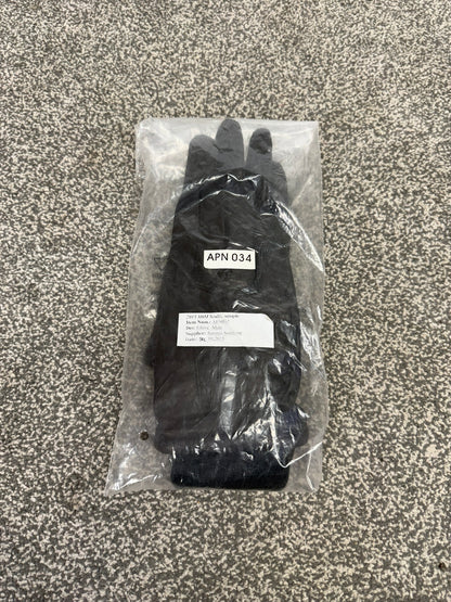 NEW Ex Police Leather Gloves Knitted Cuffs - Large Security Patrol