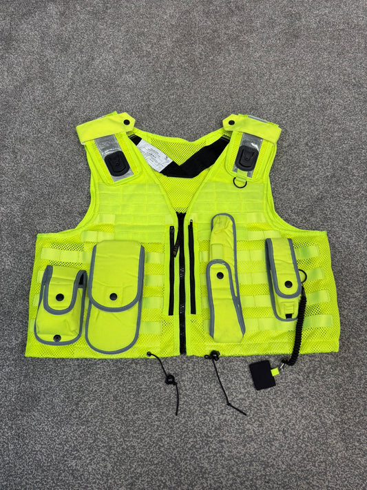 Ex Police Aegis Safariland Hi-Vis MOLLE Vest Tactical Security Vest XXL - VGC