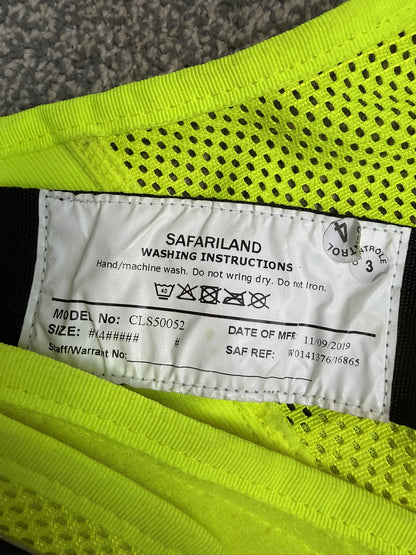 Ex Police Aegis Safariland Hi-Vis MOLLE Vest Tactical Security Vest XXL - VGC