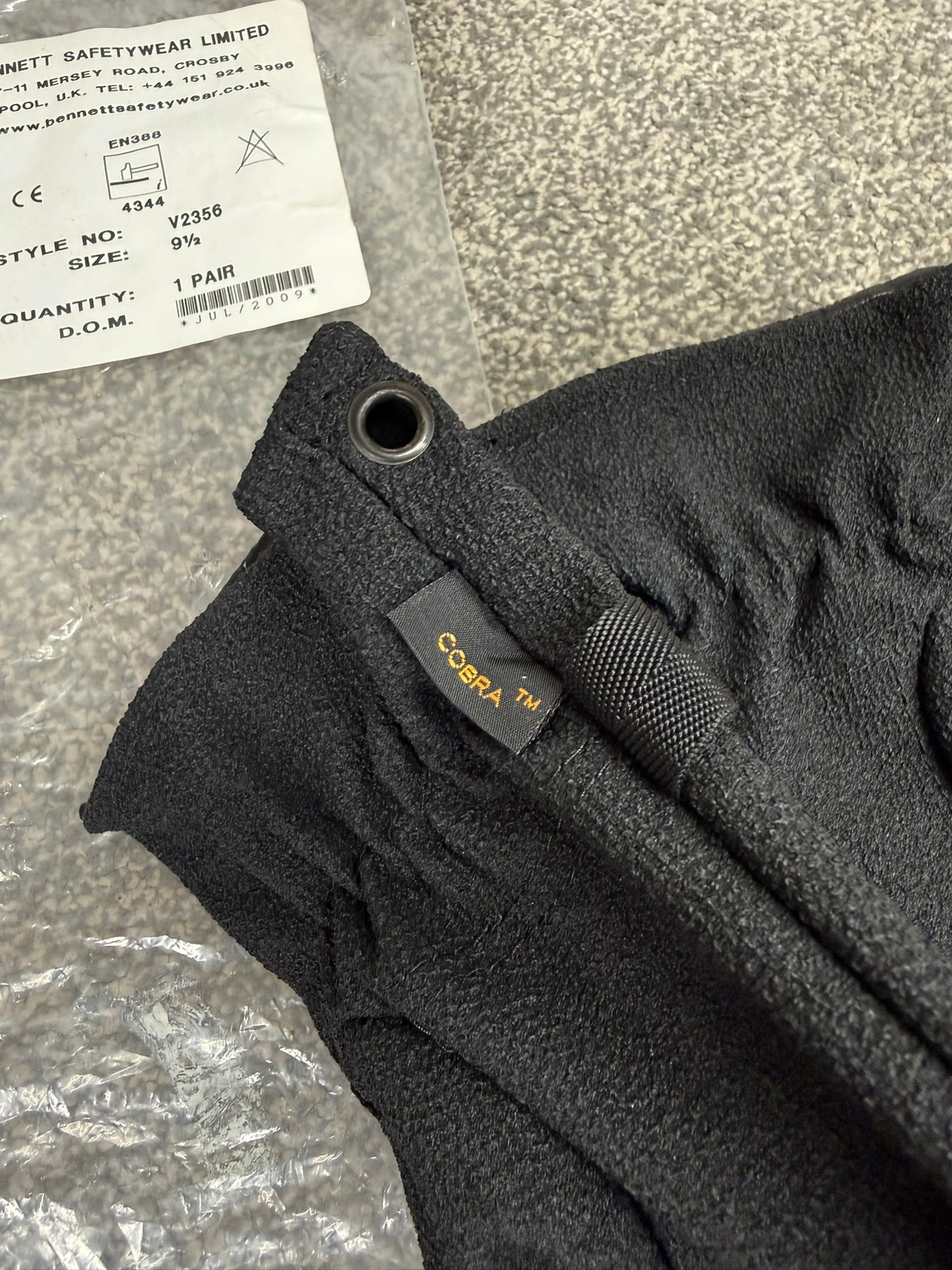 NEW Bennett Safetywear Cobra Tactical Gloves Police Military Firearms