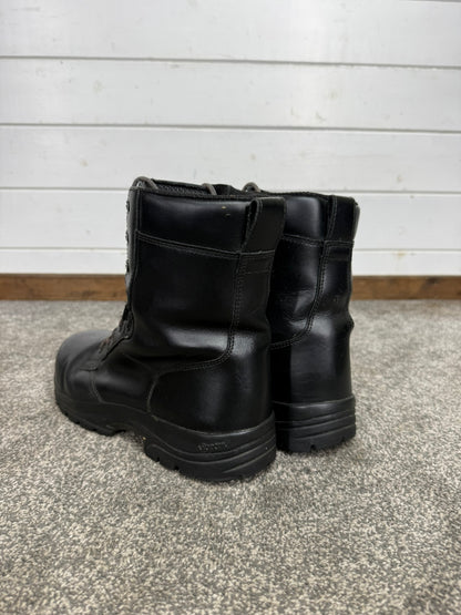 Ex Police Magnum Elite Shield Combat Boots Black Leather UK 9 Security