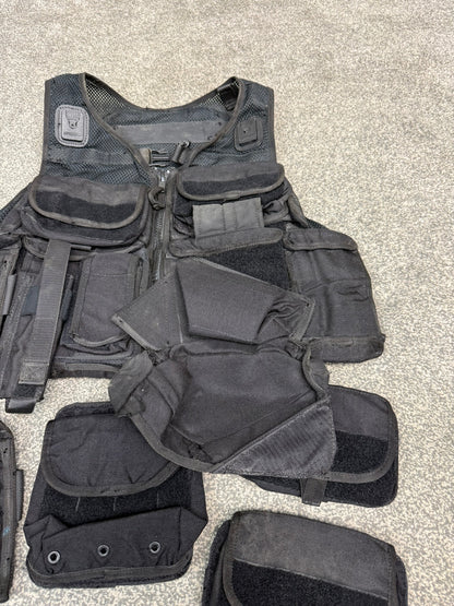 Ex Police Firearms ARV Tactical Waistcoat Vest & Spare Pouches Security Patrol Dog Handler