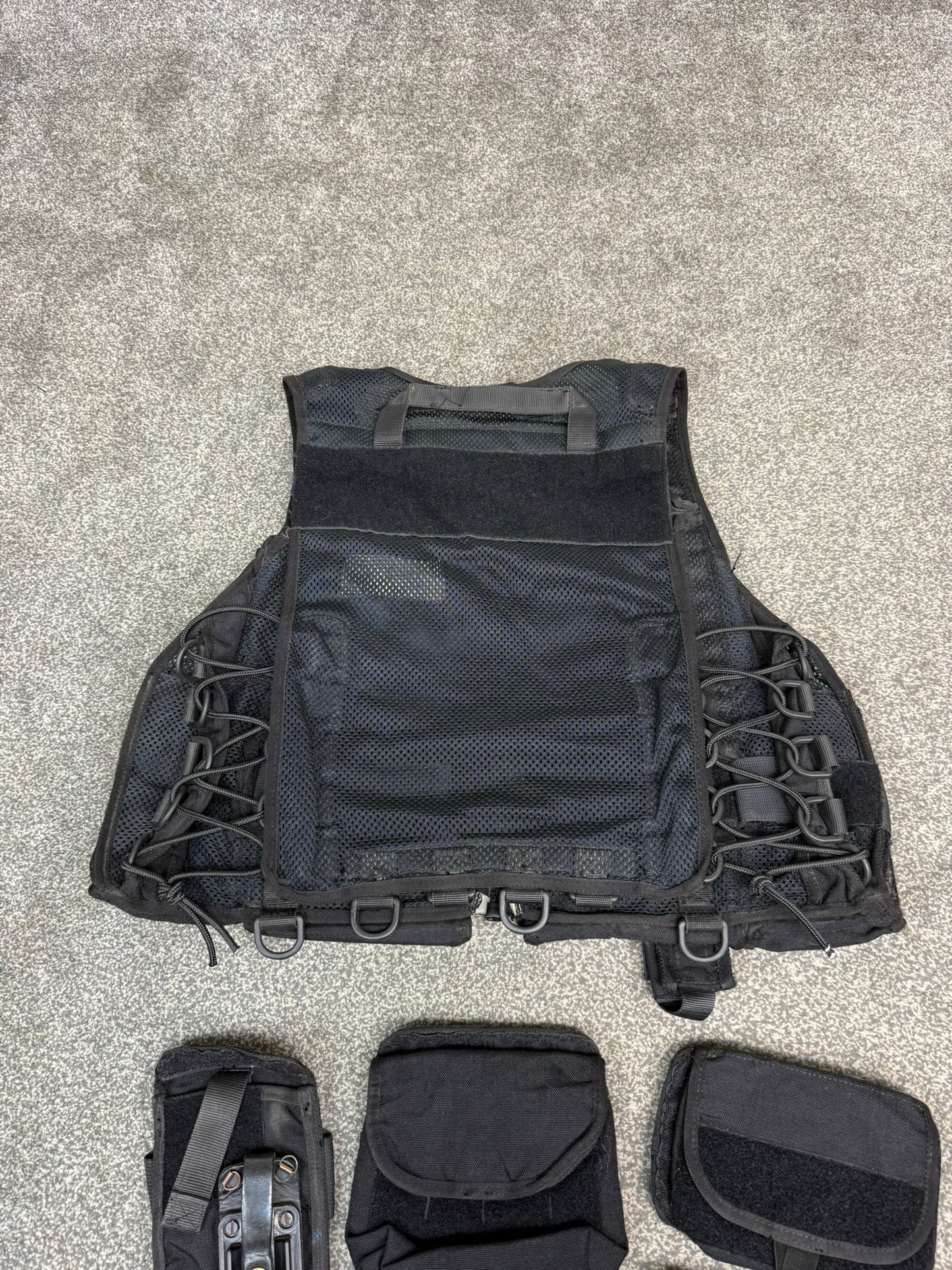 Ex Police Firearms ARV Tactical Waistcoat Vest & Spare Pouches Security Patrol Dog Handler