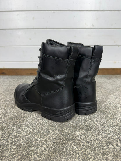 Magnum Elite Shield Met Black Leather Combat Boots UK 8 Ex Police Security Work