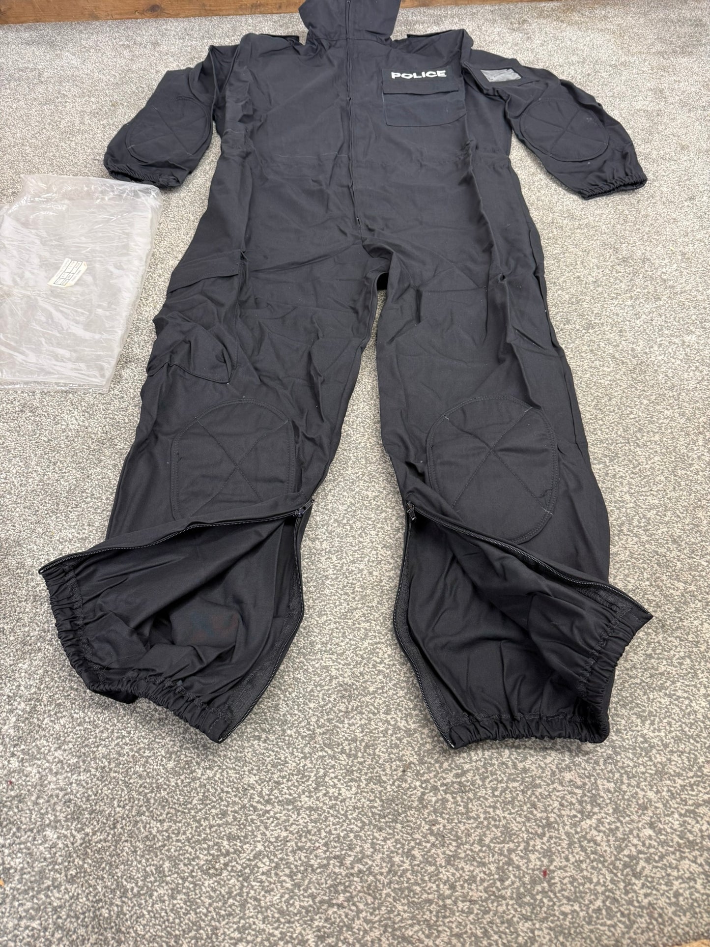 NEW Ex Police Derby Unitex Coverall Riot Suit PSU Flame Resistant Riot Overalls - Badged