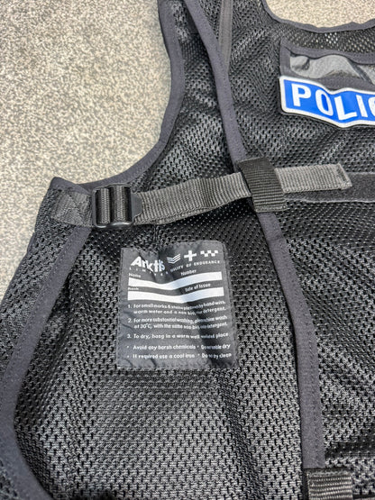 Ex Essex Police Black Arktis Tactical Utility Vest & Pouches Security Airsoft - Small