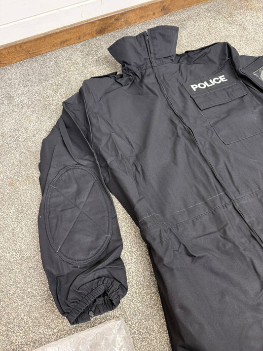 NEW Ex Police Derby Unitex Coverall Riot Suit PSU Flame Resistant Riot Overalls - Badged
