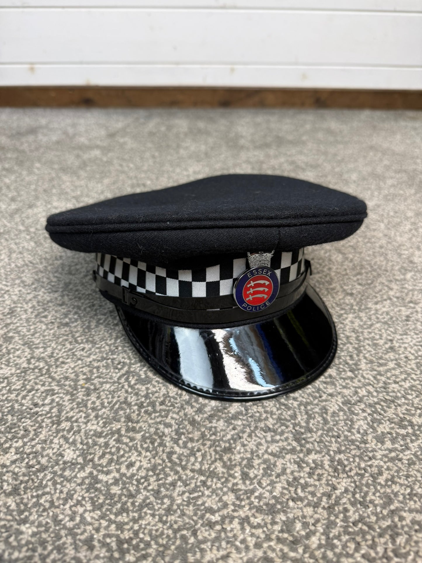 Ex Essex Police Peak Cap Patrol Hat 59cm Collector Memorabilia Display