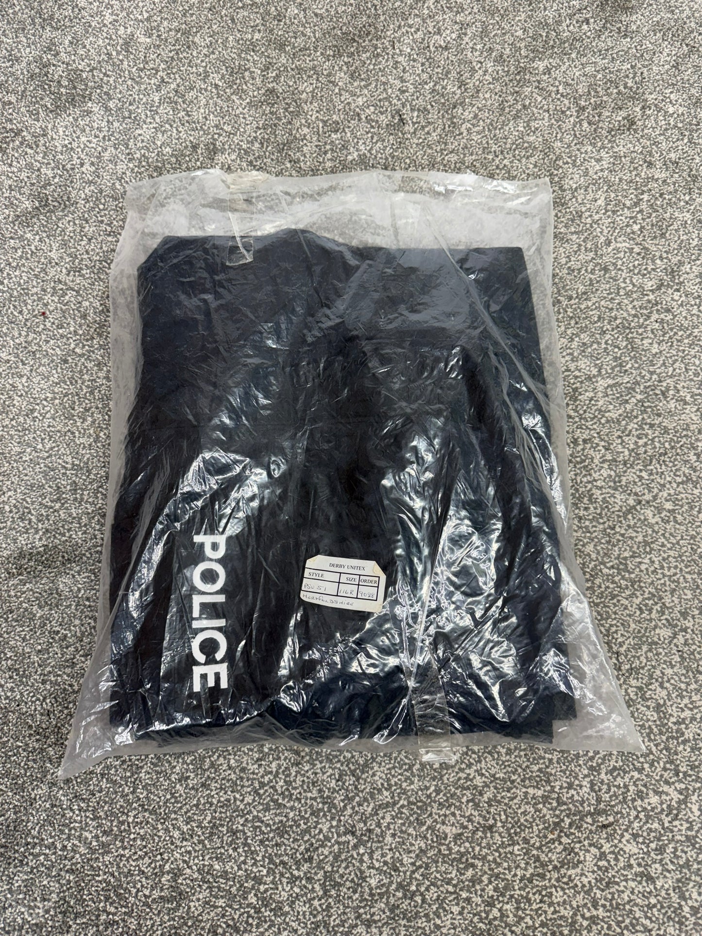 NEW Ex Police Derby Unitex Coverall Riot Suit PSU Flame Resistant Riot Overalls - Badged