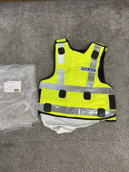NEW SAT Sioen Hi Vis Body Armour Cover X Large - Badged