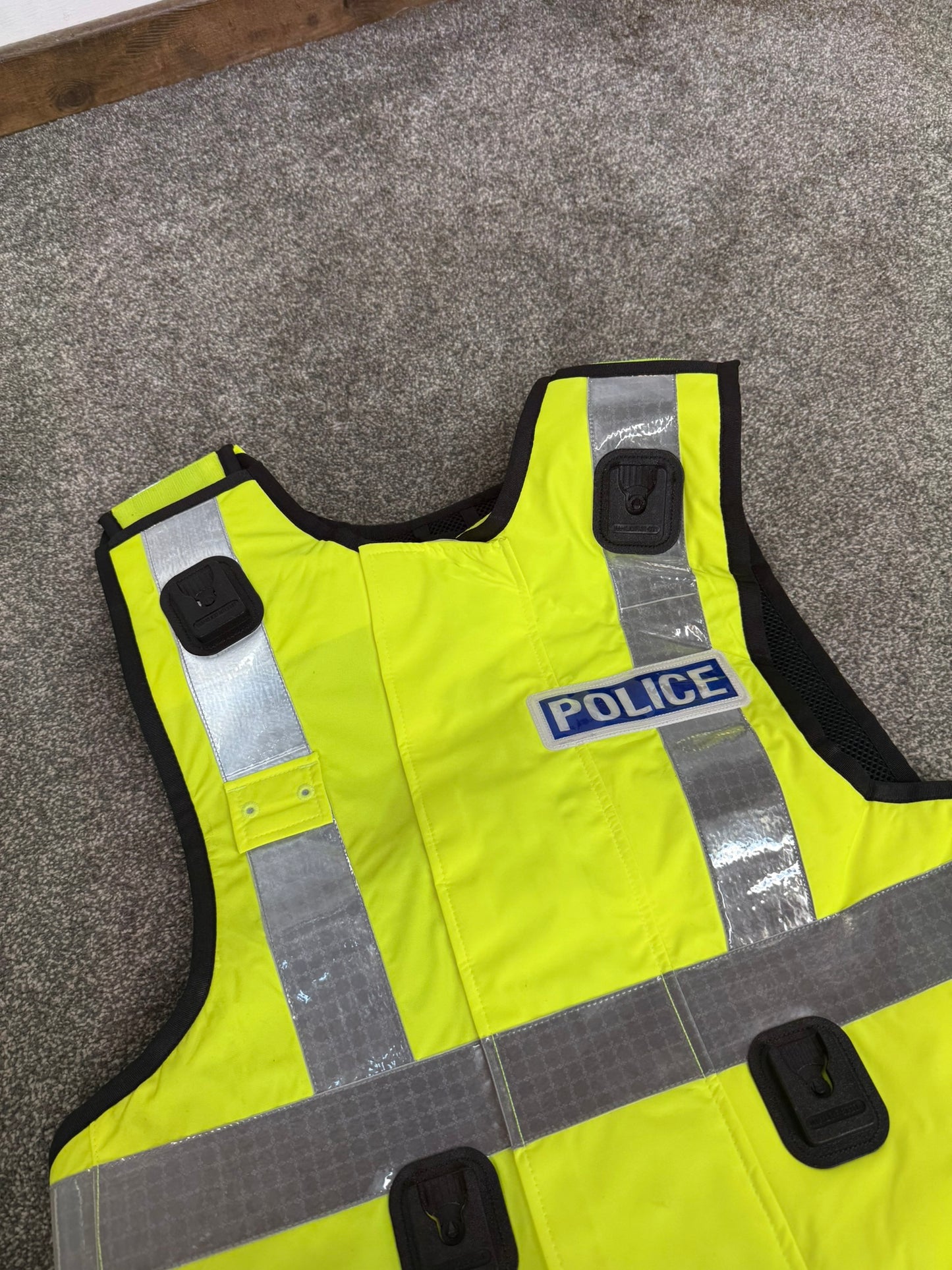 NEW SAT Sioen Hi Vis Body Armour Cover X Large - Badged