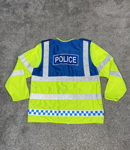 Ex Police Blue & Hi Vis Lightweight Vest BADGED - Large Collector Display Film / TV