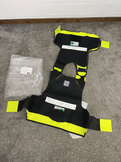 NEW SAT Sioen Hi Vis Body Armour Cover X Large - Badged