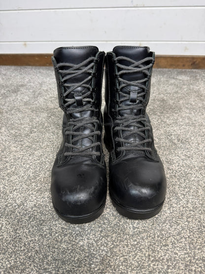 Ex Police Magnum Elite Shield Combat Boots Black Leather UK 4 Security Patrol Work