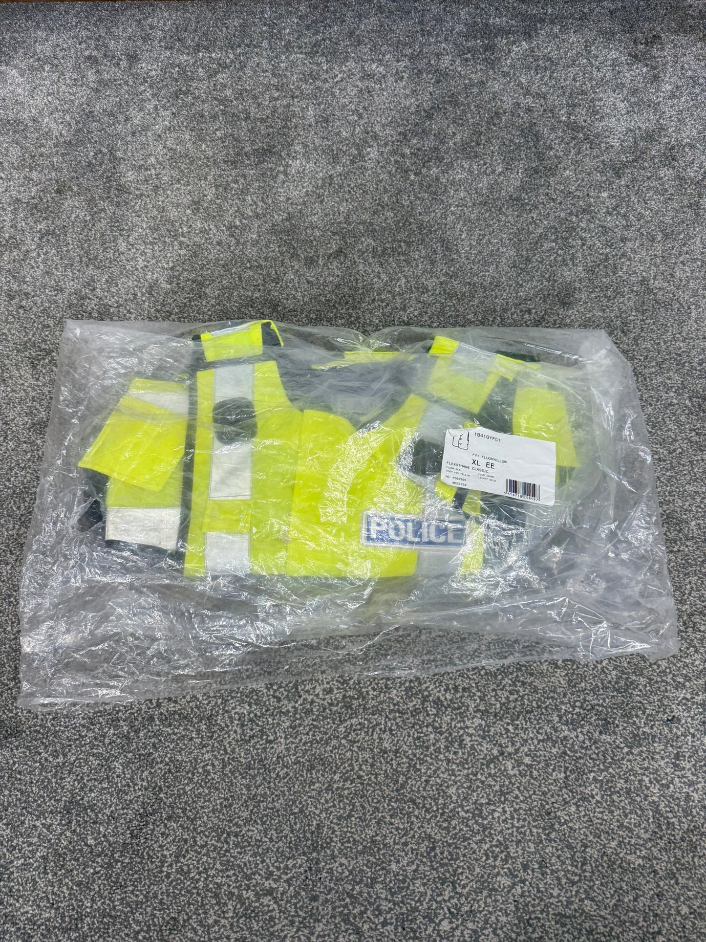 NEW SAT Sioen Hi Vis Body Armour Cover X Large - Badged