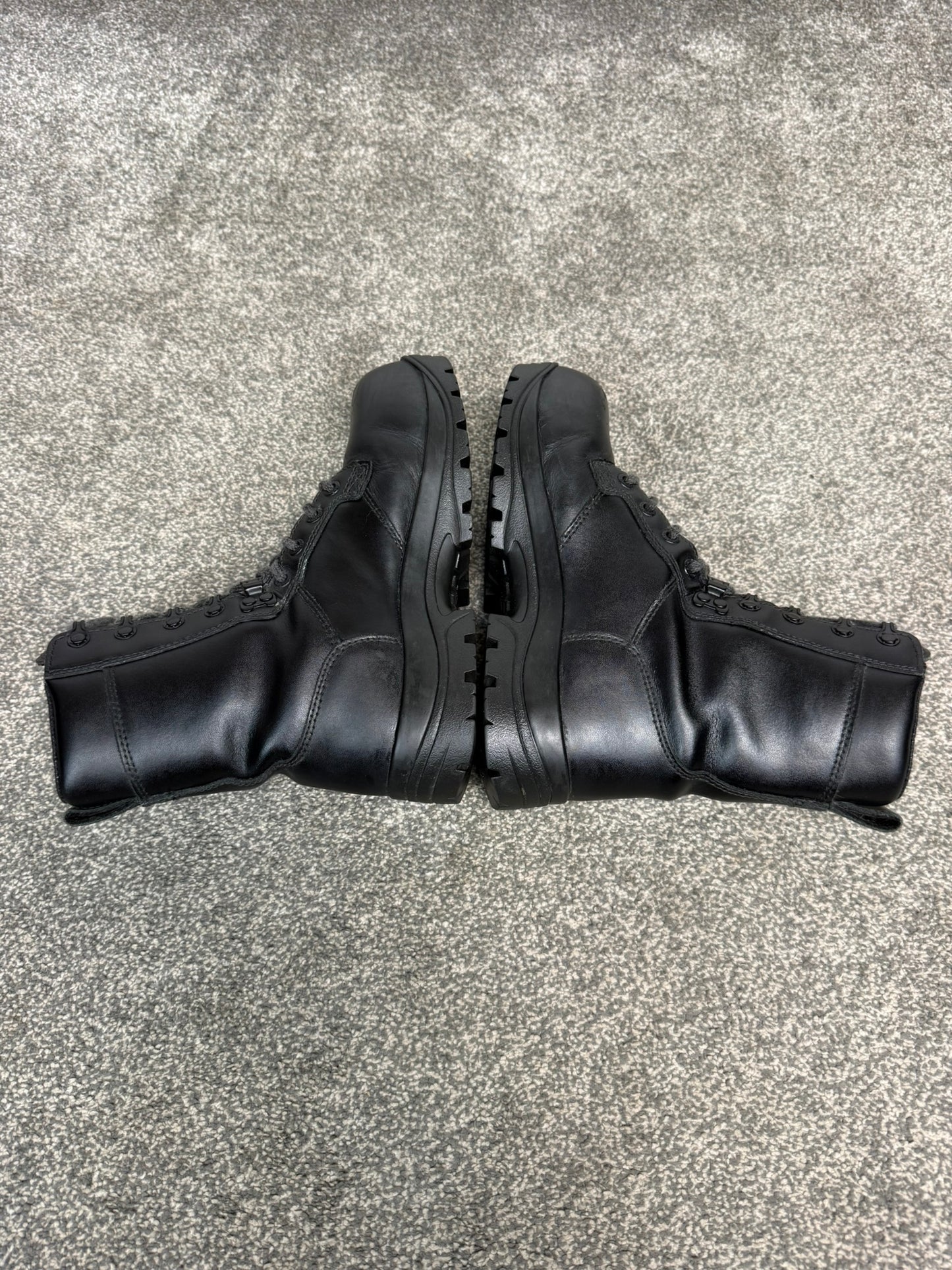 Ex Police Magnum Elite Shield Combat Boots Black Leather UK 4 Security Patrol Work